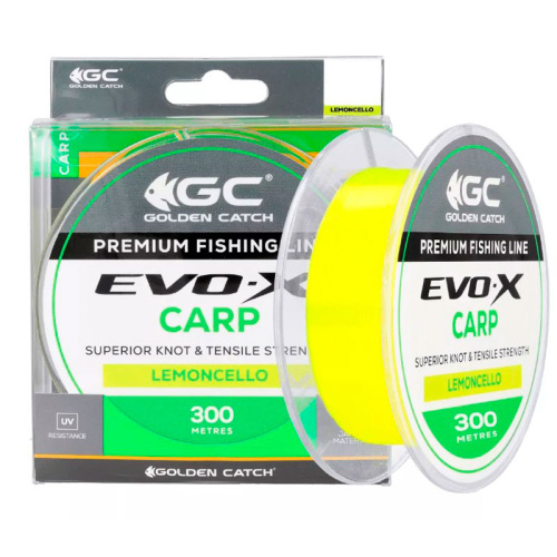 Леска Golden Catch Evo-X Carp 300м Lemoncello 0.251мм