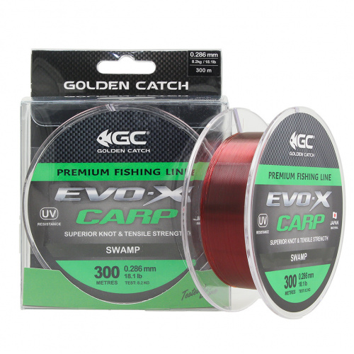 Леска Golden Catch EVO-X Carp SWP 300м 0.410мм
