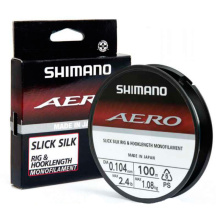 Леска Shimano Aero Slick Silk Rig/Hooklength 100m 0.114mm 1.27kg