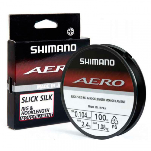 Леска Shimano Aero Slick Silk Rig/Hooklength 100m 0.114mm 1.27kg