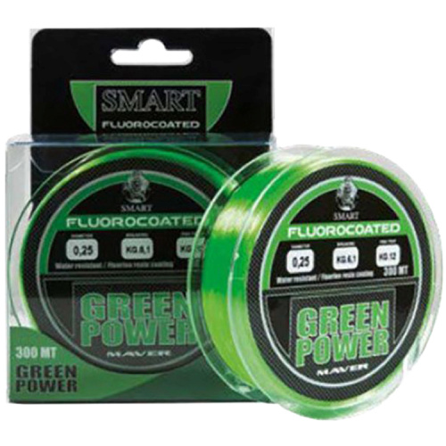Леска Smart Green Power Fluorine 300m 0.25mm 6.1kg