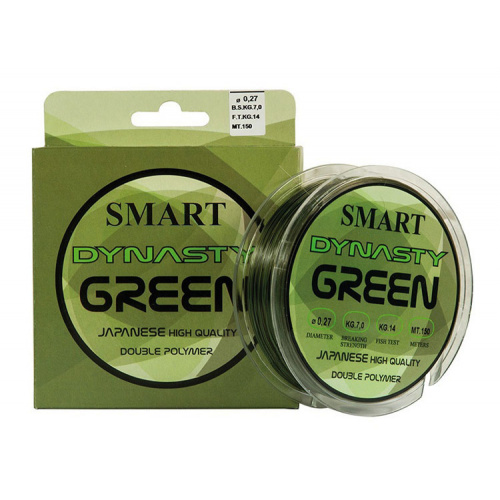 Леска Smart Dynasty Green 150m 0.27mm