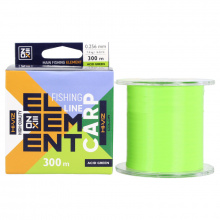 Леска Zeox Hi-Viz Element Carp 300м Acid Green 0.256мм