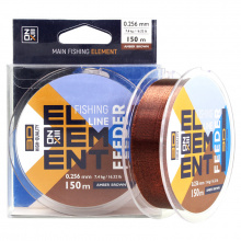Леска Zeox 3D Element Feeder 150м Amber Brown 0.205мм