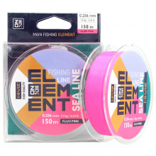 Леска Zeox Hi-Viz Element Sea 150м Fluo Pink 0.256мм