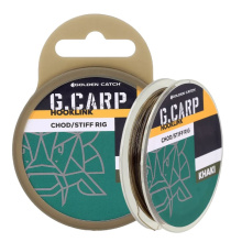 Поводковый материал Golden Catch G.Carp Chod Stiff Rig 20м 35lb 17кг Khaki