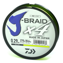 Шнур Daiwa J-Braid X4 0.13мм 270м Dark Green