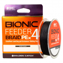 Шнур Golden Catch Bionic Feeder PE X4 150м #0.6 Black