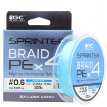 Шнур Golden Catch Sprinter PE X4 100м BL #0.6