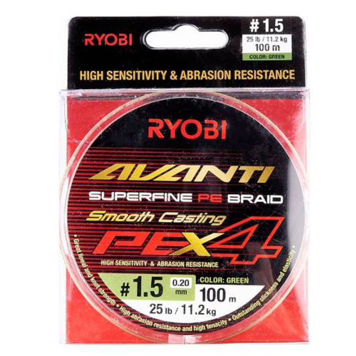 Шнур Ryobi Avanti X4 GR 100m PE 1.5