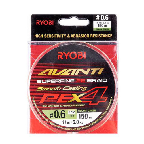 Шнур Ryobi Avanti X4 GR 150m PE 0.6