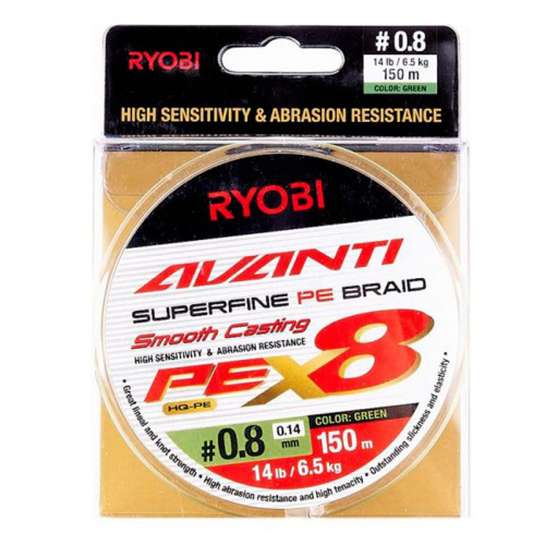 Шнур Ryobi Avanti X8 GR 150m PE 0.8