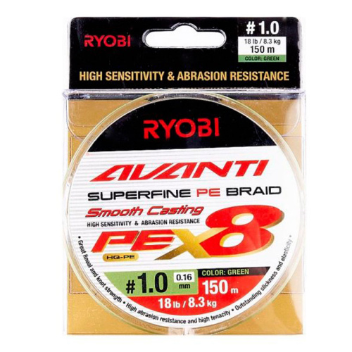 Шнур Ryobi Avanti X8 GR 150m PE 1.0