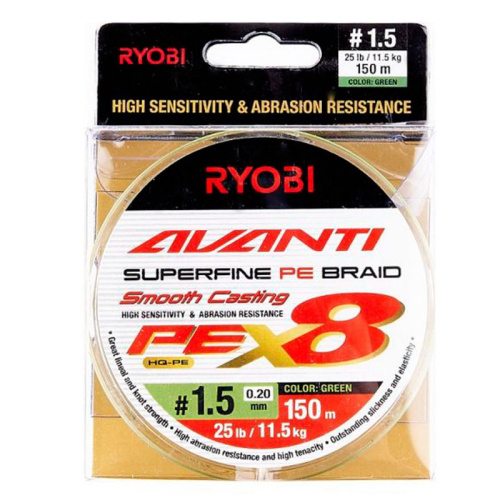 Шнур Ryobi Avanti X8 GR 150m PE 1.5