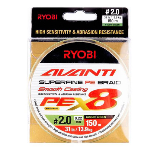 Шнур Ryobi Avanti X8 GR 150m PE 2.0