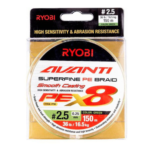 Шнур Ryobi Avanti X8 GR 150m PE 2.5