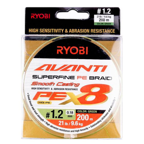 Шнур Ryobi Avanti X8 GR 200m PE 1.2
