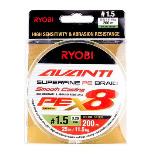 Шнур Ryobi Avanti X8 GR 200m PE 1.5