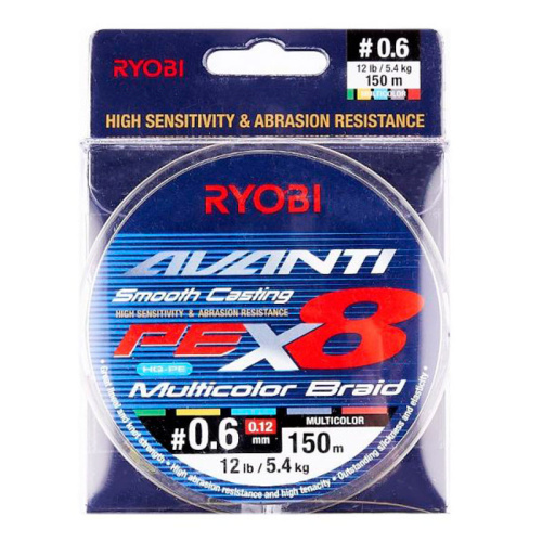 Шнур Ryobi Avanti X8 MC 150m PE 0.6
