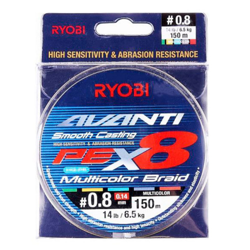 Шнур Ryobi Avanti X8 MC 150m PE 0.8