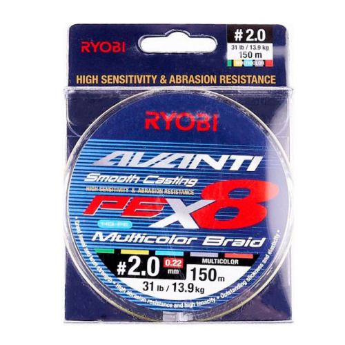 Шнур Ryobi Avanti X8 MC 150m PE 2.0