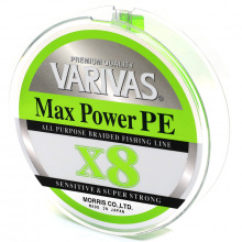 Шнур Varivas MAX Power PE X8 Lime Green 150m #1.0