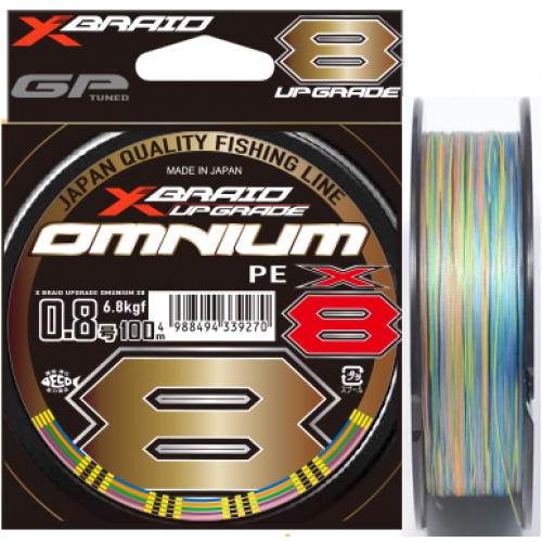 Шнур YGK X-Braid Upgrade Omnium X8 200m #2.0 / 18kg