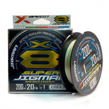 Шнур YGK X-Braid Super Jigman X8 200m #0.6 14lb / 6.35kg