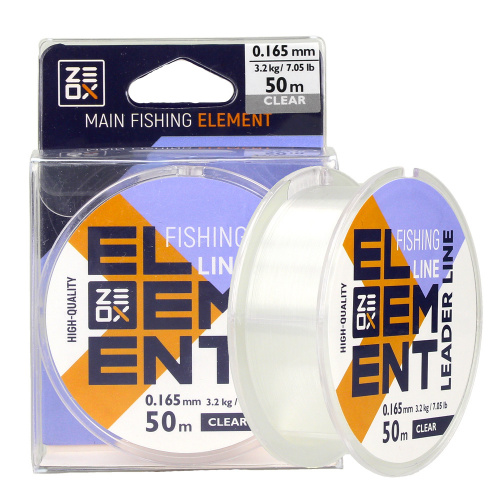 Леска Zeox Element Leader Line CL 50м 0.205мм