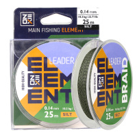 Шнур Zeox Element Leader Braid Silt 25м 0.12мм