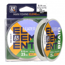 Шнур Zeox Element Leader Braid Silt 25м 0.40мм
