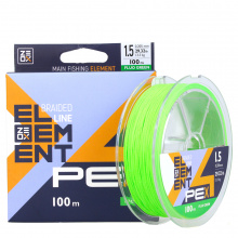 Шнур Zeox Element X4 FG 100м PE #0.6