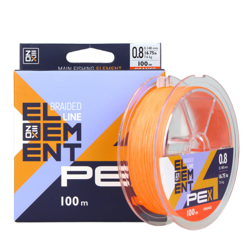 Шнур Zeox Element X4 OR 100м PE #2.5