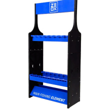 Стенд ZEOX для 16 удилищ синий