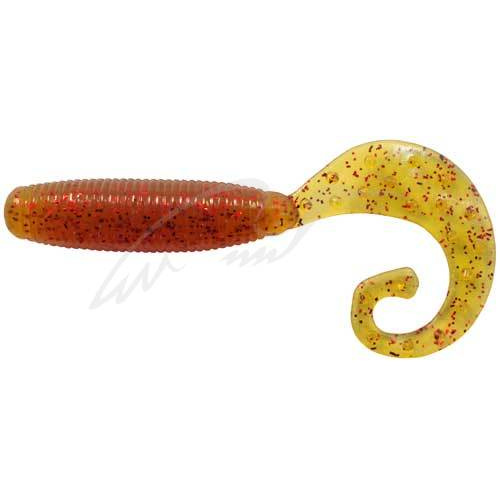 Силикон Reins Fat G-Tail Grub 2" #566 Motor Oil Red Flake